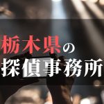 栃木県でおすすめの浮気・不倫調査の探偵事務所