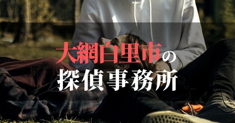 大網白里市で浮気調査を依頼するならここ!おすすめ探偵事務所の費用・相場と申込の流れは?!